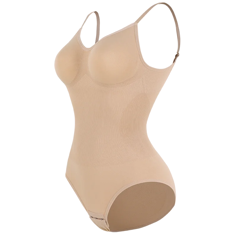 Low Back Bodysuits Shapewear for Women Open Crotch Body Shaper Seamless Tummy Control Push Up Corset Tank Top Backless Underwear