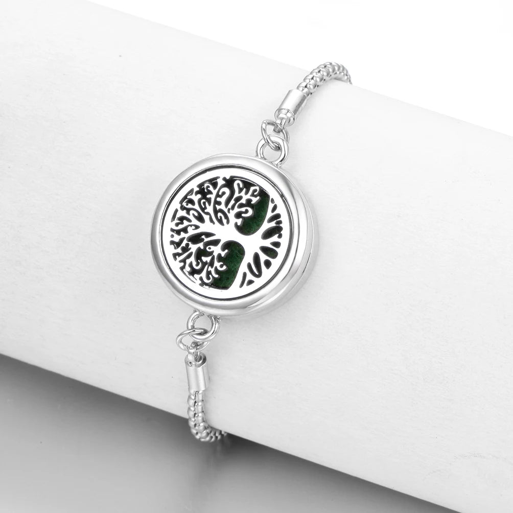 Nuevo brazalete de pulsera de aromaterapia con corazón de amor