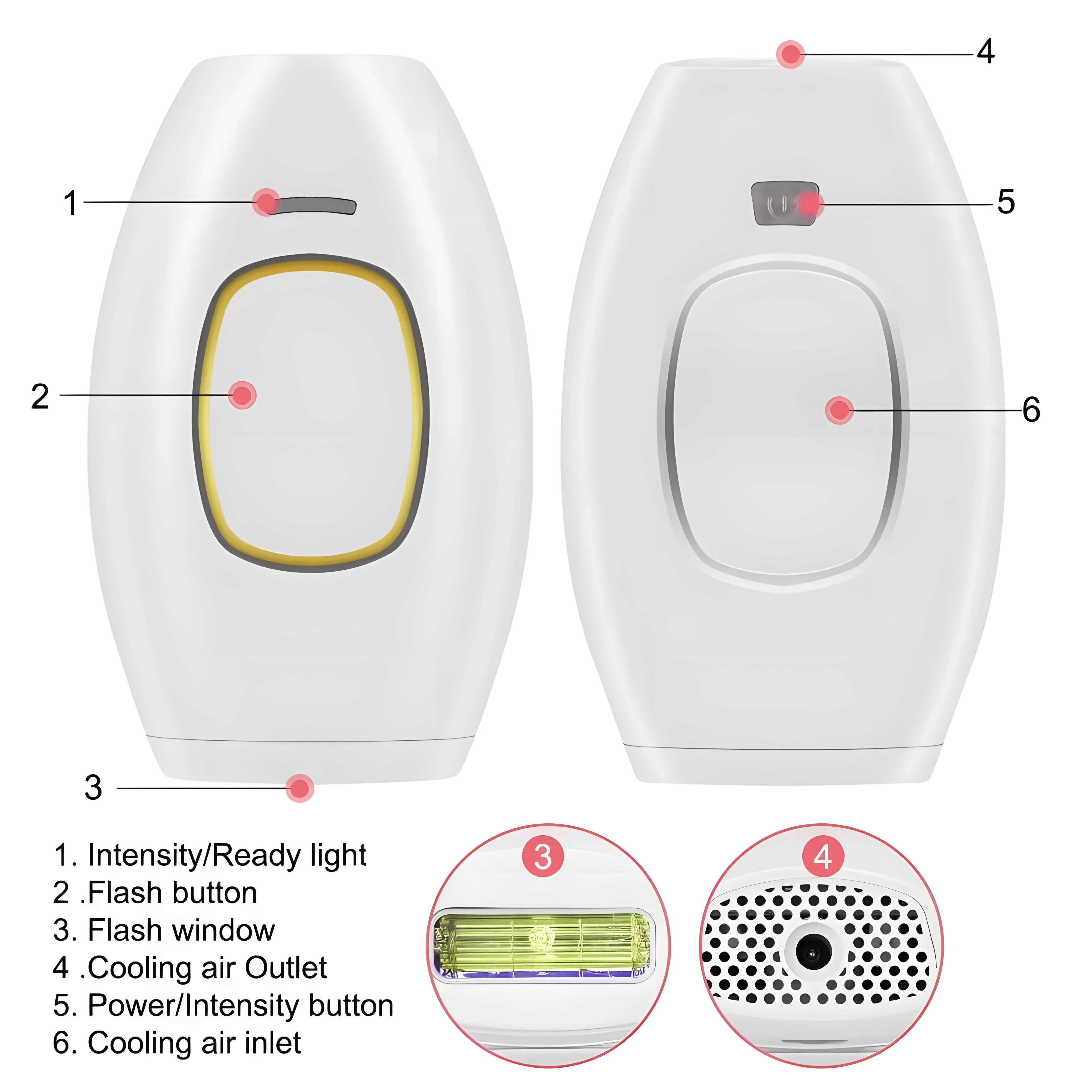 Épilateur Laser Professionnel Innovastyl™ – Technologie IPL nouvelle génération